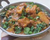 A picture of step 3 of मोगरे की फली,आलू की सब्जी.