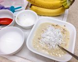 Hình bước làm 2 của món Kem chuối