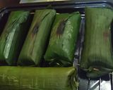 Foto langkah ke 8 dari resep Nasi Bakar Teri dan Sambal.