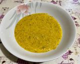 A picture of step 5 of Sombreri with Zucchini Flower Pesto and Clams.