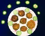 A picture of step 6 of Bitter Gourd Fritters.
