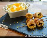 Foto del passaggio 4 della ricetta Involtini di orata pancettati con insalata di finocchi e arancia
