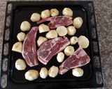 A picture of step 2 of Grilled Lamb Chops and Potatoes #themechallenge.
