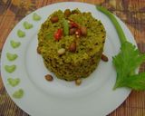 A picture of step 7 of Oats Celery Upma.