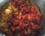 A picture of step 1 of Beetroot chana masala.