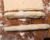 A picture of step 2 of California Farm Baked Brie Puff Pastry and Mango Chutney.