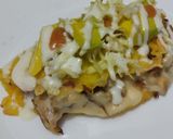 Foto del paso 8 de la receta: Quesadilla🌮de pollo🍗a mi manera🥯🧀🥑