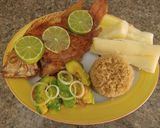 Foto del paso 6 de la receta: Arroz de coco con Mojarra frita 🤤