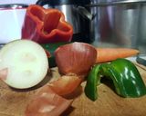 Foto del paso 2 de la receta: Hamburguesa de pollo con Verduras