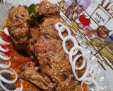A picture of step 7 of Chicken charga with gravy.