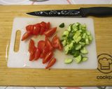Friss kerti saláta 🥗 parmezánnal 🧀 és könnyű citromos öntettel 🍋 recept fázis 2 fotója