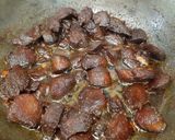 A picture of step 5 of Khasi ko masu ko achar / Mutton Pickle.