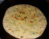 A picture of step 7 of Paneer Paratha.