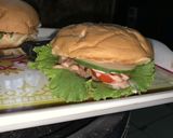 A picture of step 7 of Homemade burger.