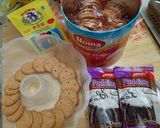 Foto langkah ke 2 dari resep Puding biskuit roma.