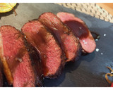 Foto del paso 5 de la receta: Magret de pato con salsa de naranja y guarnición