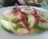 Foto del paso 5 de la receta: Ensalada fresca de couscus, aguacate y anchoa