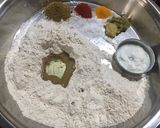 A picture of step 2 of Dudhi ke theple (Bootle gourd theple).