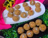 सत्तू ड्राईफ़्रूट्स कोकोनट लड्डू(sattu dryfruits coconut laddu re रेसिपी चरण 14 फोटो