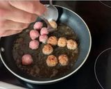 Foto del paso 1 de la receta Risotto con tomates secos y albondiguitas