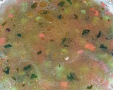A picture of step 3 of Rava Upma.