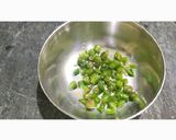 A picture of step 2 of Sabudana Tikki.