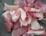 Hình bước làm 2 của món Đậu hũ kho nấm thịt