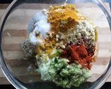 A picture of step 2 of Steamed bottle gourd muthiya.