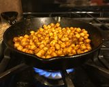 A picture of step 8 of Veggie Quinoa Bowl w/ Spiced Chickpeas.