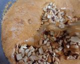 A picture of step 3 of Peanute leyard Chikki.