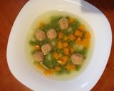 Gluténmentes zöldborsó leves májgombóc levesbetéttel recept fázis 6 fotója