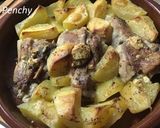 Foto del paso 2 de la receta Muslos rellenos de queso roquefort con coñac al horno