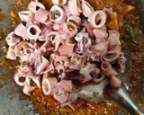 Foto langkah ke 4 dari resep Sambal Cumi Asin dan Kembang Turi.