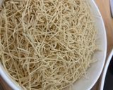 A picture of step 1 of Sweet vermicelli.