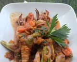 Foto langkah ke 4 dari resep Oseng cumi mercon tanpa pete.