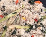 Foto langkah ke 4 dari resep Nasi bakar gurih dan pedas.