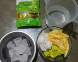 Foto langkah ke 1 dari resep Es Teler Creamy Matcha.