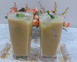 A picture of step 4 of Muskmelan and dates nuts shake/ vary healthy and yammy drink.