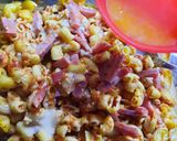 Foto del paso 4 de la receta: Fideos coditos al horno con jamón