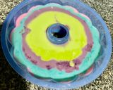 Foto langkah ke 6 dari resep Rainbow bread puding.