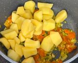 Foto del paso 2 de la receta: Porrusalda con bacalao y corona de puerro