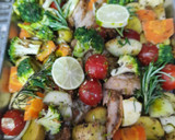 Foto langkah ke 4 dari resep Roasted Chicken with creamy sauce.