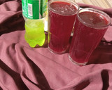 A picture of step 1 of Hibiscus mocktail.