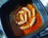 Une image de l'étape 4 de Orzo à la sauce tomate merguez 🥣.