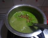 A picture of step 3 of Green peas soup.