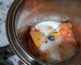 A picture of step 3 of Organic Papaya milk shake.