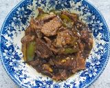 Gambar langkah 5 resipi Terung & Daging Masak Kicap Blackpepper.