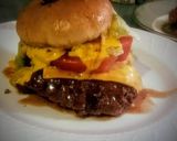 A picture of step 4 of The words best burger. 🙂.