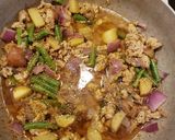 A picture of step 3 of Chicken picada.