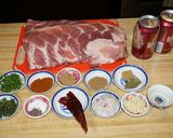 A picture of step 1 of Beer-Braised Pork Ribs.